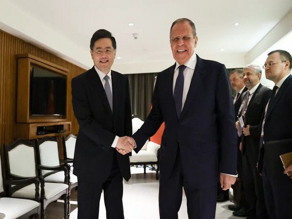 Chinese Foreign Minister Qin Gang, Russian Foreign Minister Sergey Lavrov (Image Credit: Twitter/@mfa_russia)