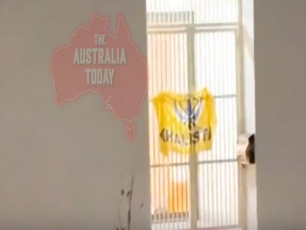 BAPS Swaminarayan Temple vandalised by Khalistan supporter (Image: The Australia Today)