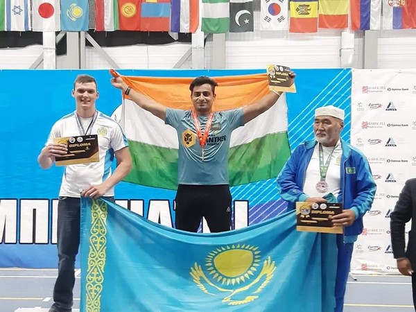 Shrimant Jha won silver medal in the Asian Para-Arm Wrestling Championship held in Ajman, UAE. (Photo: JSP)