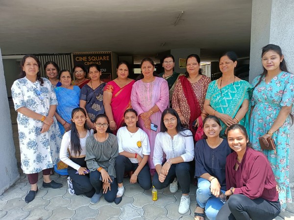 Group of women at a theatre in Indore (Photo/ANI)