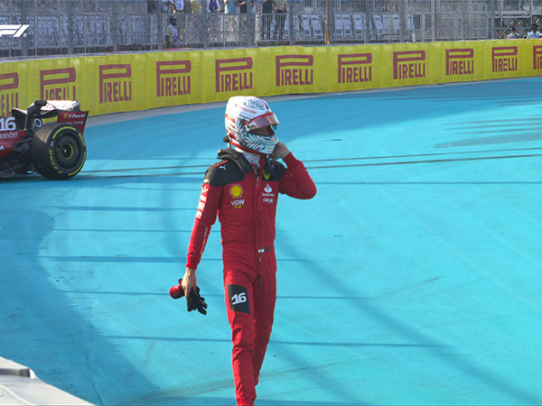 Charles Leclerc after his crash (Twitter: Photo/F1)