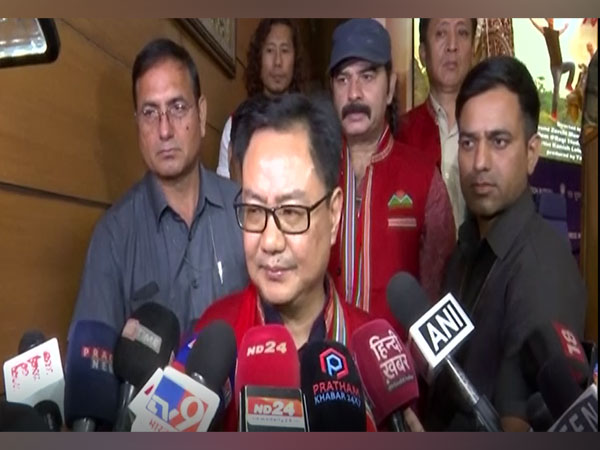 Union law minister Kiren Rijiju (Photo/ANI)