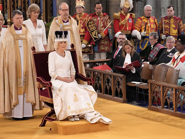 Queen Camilla's coronation (Image source: Twitter)