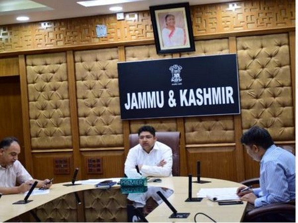 J-K Secretary, Planning reviewing Samridh Seema Yojana (Photo/ANI)