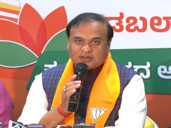 Assam CM Himanta Biswa Sarma addressing a press conference in Mangaluru (Photo/ANI
