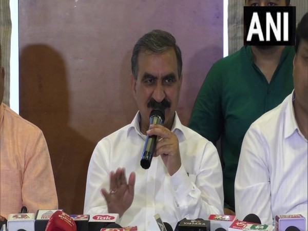 Himachal Chief Minister Sukhwinder Singh Sukhu (Photo/ANI)