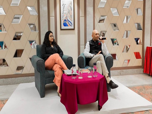 Poet-diplomat Abhay K in Patna (Photo/ANI)