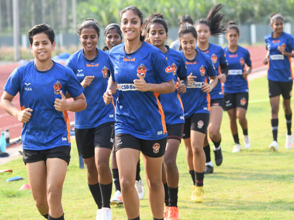 Gokulam Kerala players. (Photo- AIFF Media)