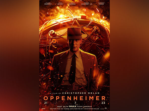 Poster of movie 'Oppenheimer'. (Image Source: Twitter)
