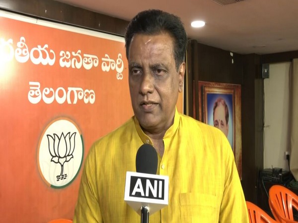 Telangana BJP spokesperson NV Subhash (Photo/ANI)