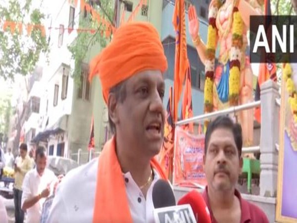 A VHP member says they were stopped from reciting Hanuman Chalisa in Bengaluru amid row over Bajrang Dal (Photo/ANI)