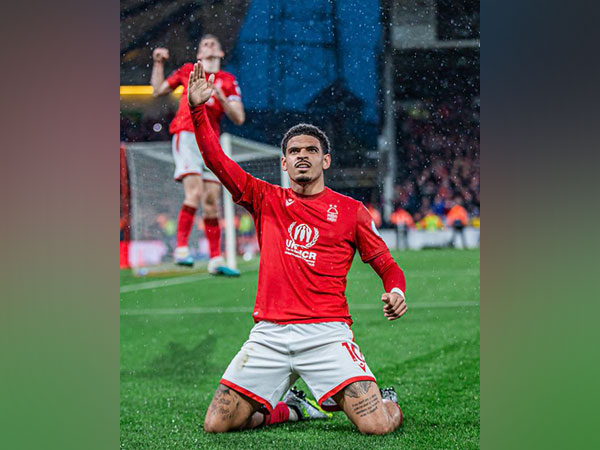 Morgan Gibbs-White celebrating after scoring his penalty(Twitter: Photo/NFFC)