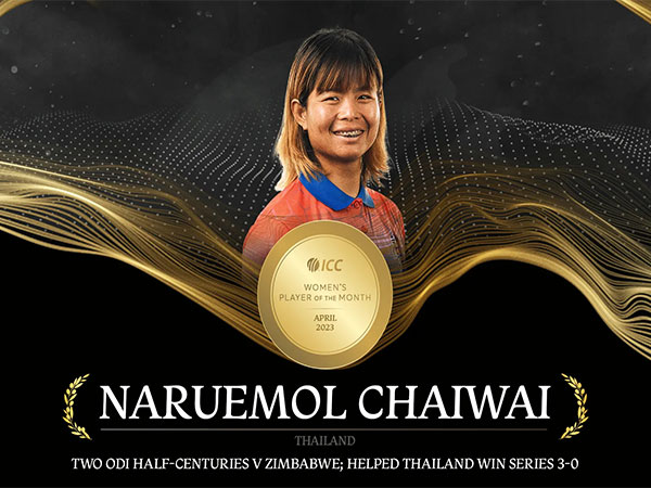 ICC Women's Player of the Month Naruemol Chaiwai (Image: ICC) 