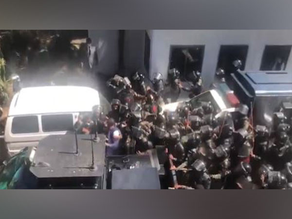 PTI chief Imran Khan arrested by Rangers. (Photo Credit - Twitter/PTI)