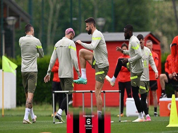 AC Milan players training (Photo: Twitter/AC Milan)