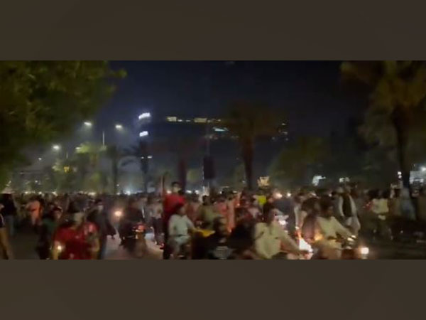 Protest in Pakistan over arrest of former Pakistan PM Imran Khan (Photo Credit - Twitter/PTI)