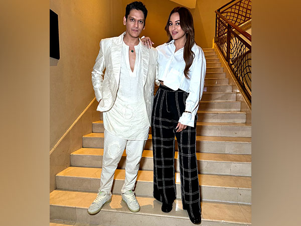 Vijay Varma and Sonakshi Sinha. (Image Source: ANI)