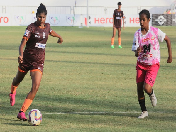 Gokulam Kerala FC and Mata Rukmani FC teams (Image: AIFF) 