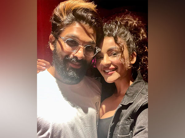 Actors Seerat Kapoor and Allu Arjun (Image source: Instagram)
