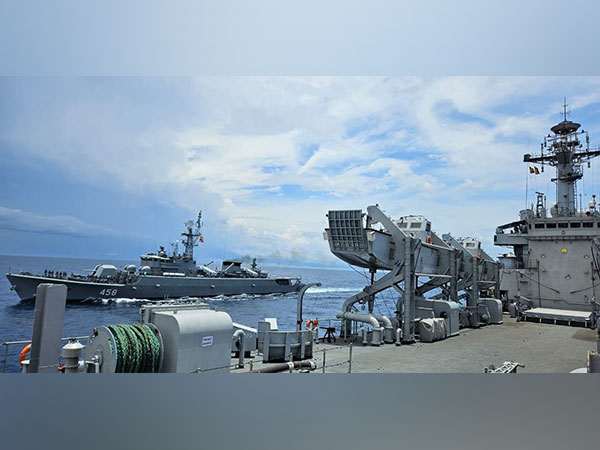 Visuals of India-Thai CORPAT (Photo/ANI)