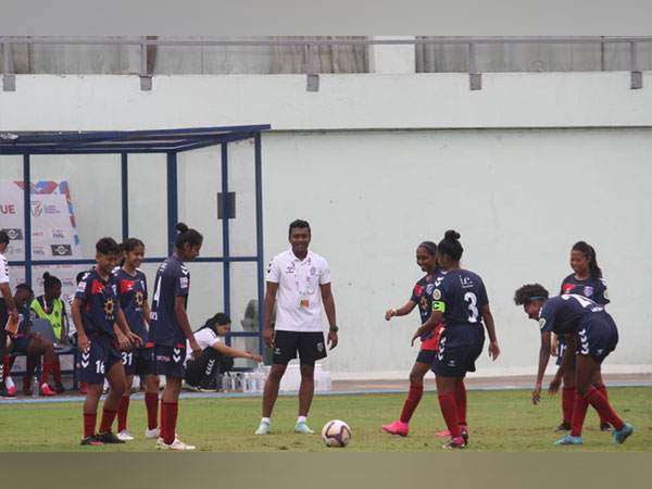 Misaka United FC team with head coach Antony Dias (Photo: AIFF Media)