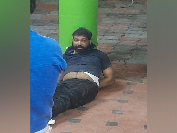 Accused Sandeep at the hospital. (Photo/ANI)