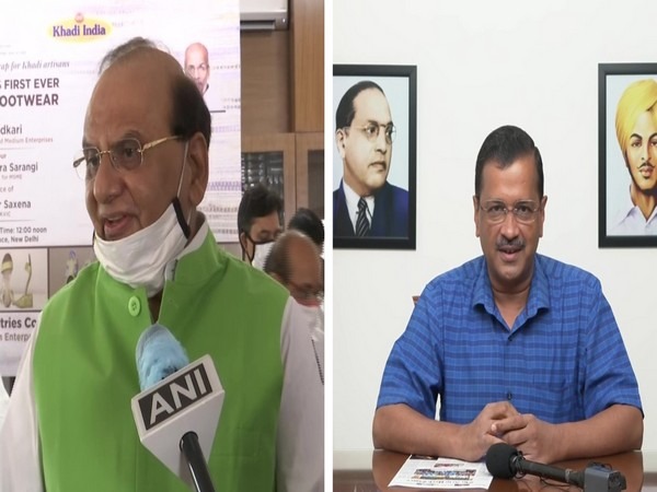 Delhi LG VK Saxena and Delhi Chief Minister Arvind Kejriwal (Photo/ANI)