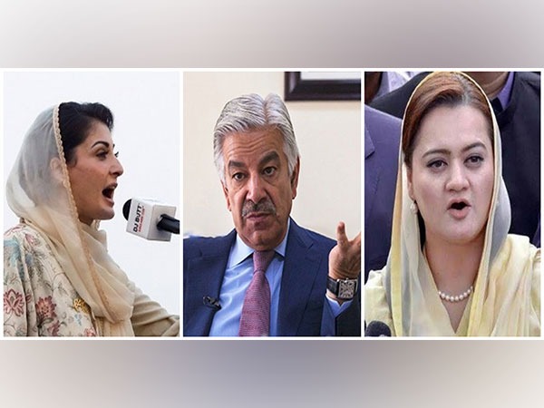 PMLN leaders - Maryam Nawaz, Khawaja Asif and Marriyum Aurangzeb (From Left to Right). (File Photo)