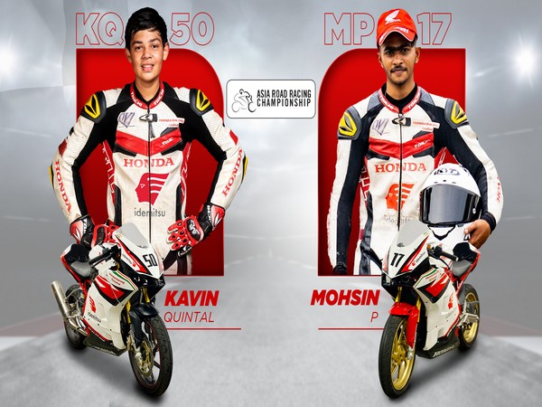 Honda Racing India riders Kavin Quintal and Mohsin Paramban (Image: Honda Racing India)