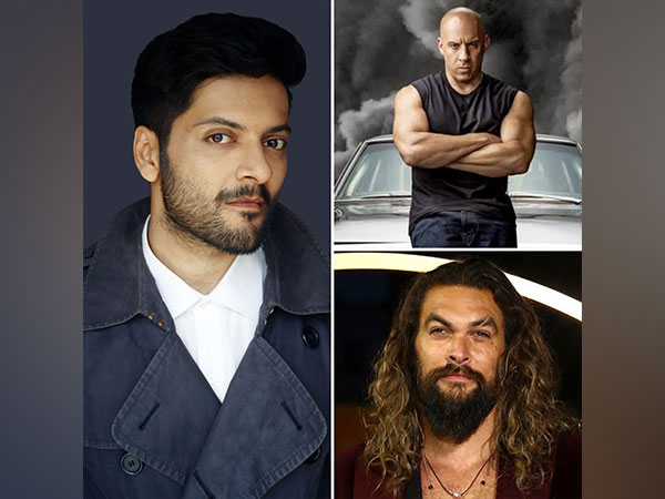 Ali Fazal, Vin Diesel, Jason Momoa (Image source: Twitter)