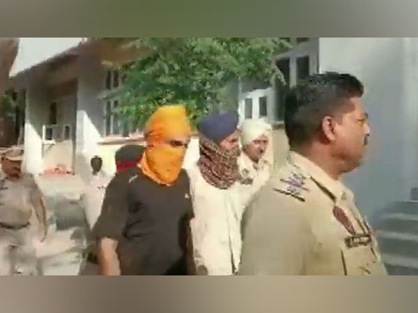 Punjab police taking the accused (Photo/ANI)