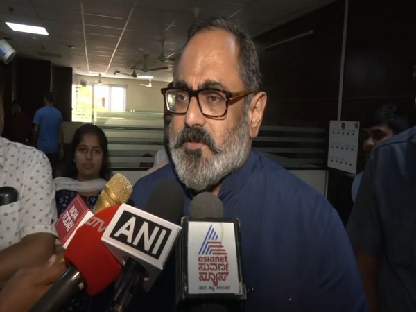 Union Minister Rajeev Chandrasekhar (Photo/ ANI)
