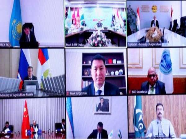 8th meeting of SCO agriculture ministers chaired by Narendra Singh Tomar (Image: Agriculture ministry)
