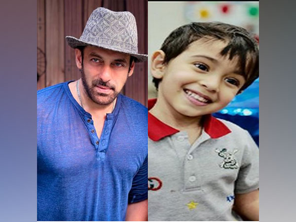 Salman Khan, Ahil Sharma (image source: Twitter)