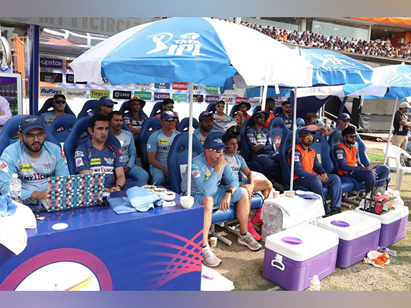 LSG dugout. (Photo- IPL)