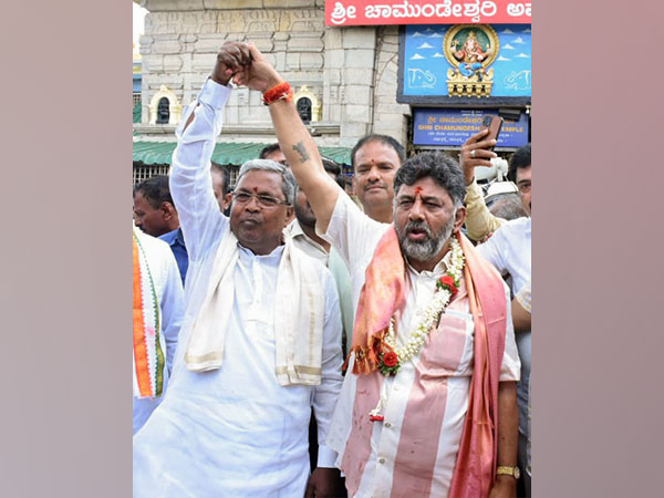 Congress leaders Siddaramaiah and DK Shivakumar (Photo/ANI)