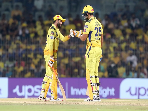 Ravindra Jadeja and Shivam Dube (Photo: Twitter/IPL)