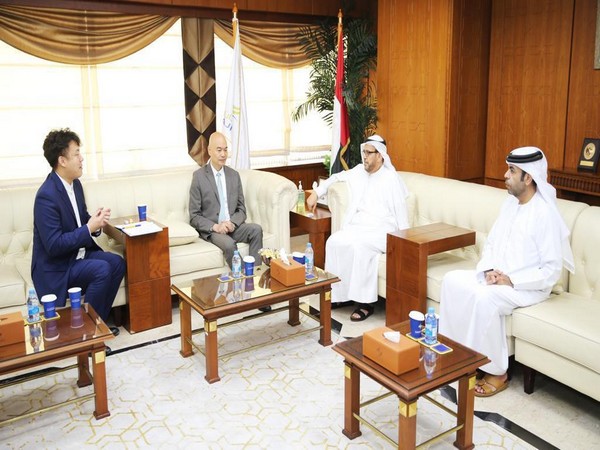 Meeting with the delegation of the Ajman China Mall. (Photo Credit - WAM)