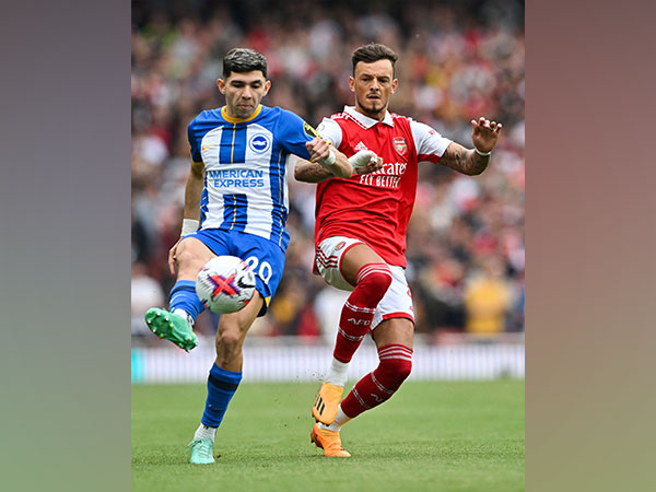 Brighton and Arsenal in action. (Premier League Twitter)