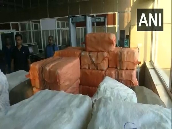 Seized drugs in Indian waters by NCB and Indian Navy. (Photo/ANI)