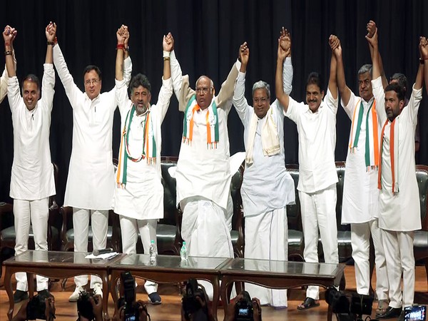 Congress leaders after the victory in Karnataka (File Photo/ANI)