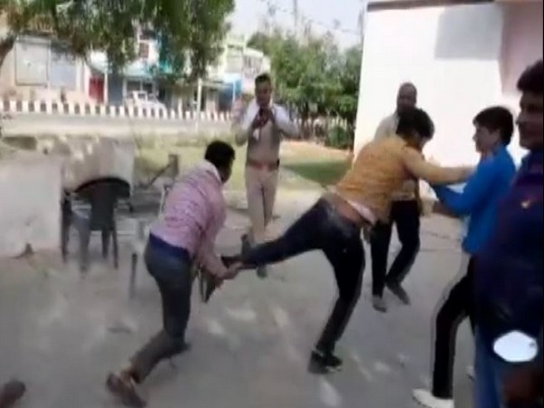 Visuals of alleged mining mafia in UP's Mainpuri  (Photo/ANI)