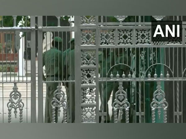 Visuals from outside the Delhi school (Photo/ANI)