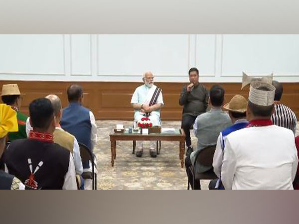 PM Modi interacting with delegation of community leaders of various tribes of Arunachal Pradesh