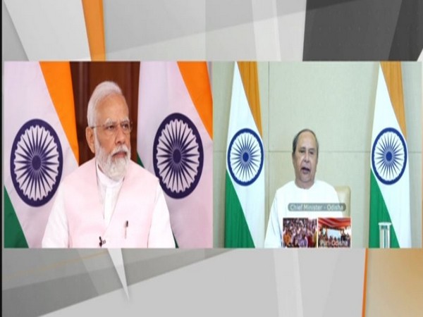 Prime Minister Narendra Modi and Odisha CM Naveen Patnaik (Photo/ANI)