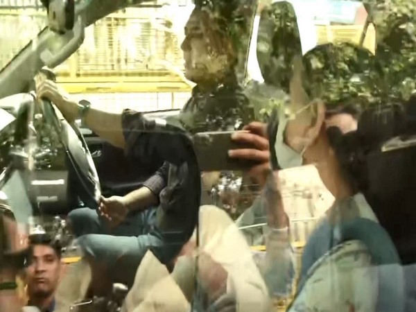 Former Bihar CM Rabri Devi leaves ED office (Visual: ANI)