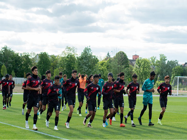 India U17 during practice (Photo: AIFF Media) 