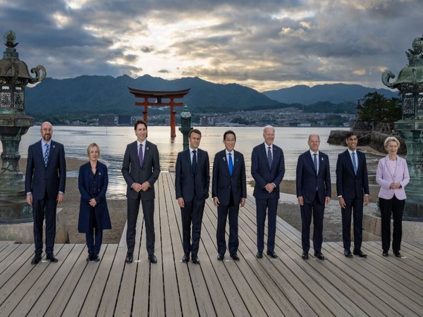 US President Joe Biden with G7 leaders in Hiroshima, Japan. (Photo: Twitter///White House)