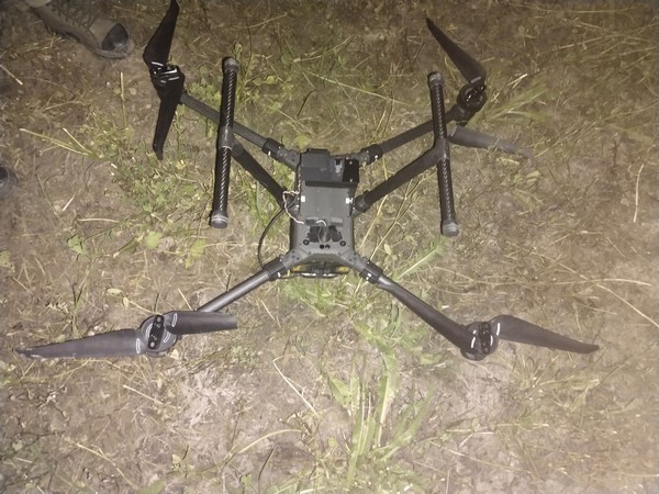 BSF troops shot down a drone from Pakistan in Amritsar sector(Photo credit: BSF Frontier Punjab)