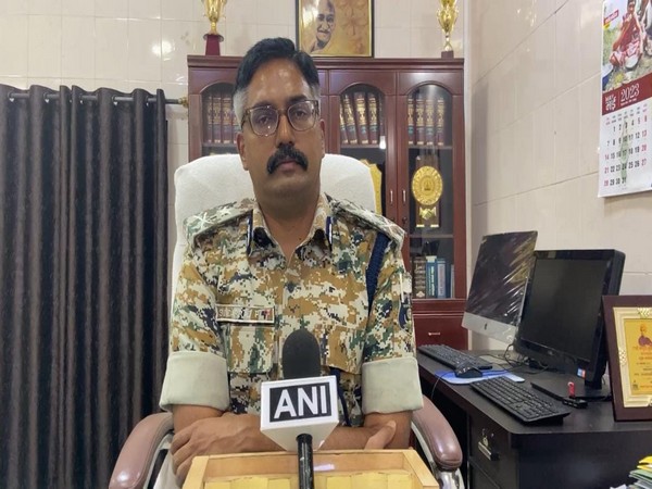 Bastar Range Inspector General of Police (IG) Sundarraj P (Photo/ANI)